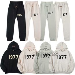 8 Colors Hoodies Top Quality Fog Essentials 1977 Hoodie Mens Sweatshirts Womens Pullover Hip Hop Tracksuit Oversized Jumper Warm Hoody Highend Ladys S-xl T44S