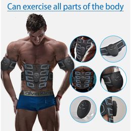 Core Abdominal Trainers Battery Abdominal Muscle Stimulator Hip Trainer Toner Abs EMS Fitness Training Gear Machine Weight Loss Body Slimming Machine 231211