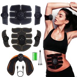 Core Abdominal Trainers EMS Muscle Stimulation USB Charge Hip Trainer Buttock Lifting Abdominal Abs Trainer Body Slimming Home Fitness Drop 231211