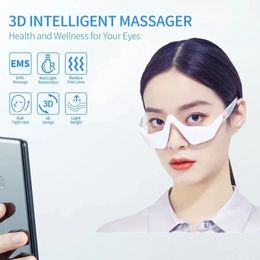 Eye Massager EMS Eye Massager Red Light Therapy Anti-Aging Eye Massager Compress Eyes Fatigue Relief Relaxation Relieve Dark Circles 231211