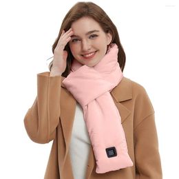 Bandanas Washable USB Rechargeable Heated Neck Wrap Winter Heating Scarf Casual Anti Leakage 3 Temperature Adjustable For Women Men