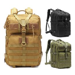 Tactical Camo Camouflage Backpack Oudoor Sports Pack Bag Rucksack Knapsack Assault Combat NO11-063 DC8H
