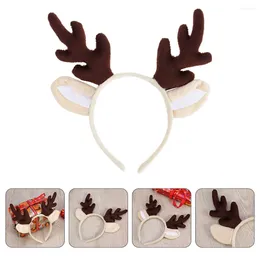Bandanas Antler Headband Xmas Hair Decor Costume Headpiece Ties Headdress Clothing Christmas Hoops