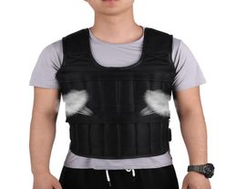 Adjustable 30KG Exercise Loading Weight Vest For Running Boxing Sling Weight Training Fitness Gym Waistcoat Jacket Sand Clothing6901893