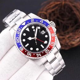 Mens Business Watch Automatic Mechanical Watches 40mm Male Wristwatches Stainless Steel Strap Case AAA Quality240O