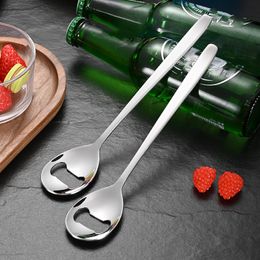 304 Stainless Steel Bottle Opener New Design Korean Dinner Spoon Household Thickened Rice Spoons Q823