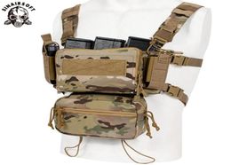 Tactical Micro Chest Rig Modular H Harness D3CR Funny Pack SACK Pouch Combat Equipment Vest 556 Mag Colete3074947