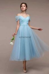 Basic Casual Dresses Mermaid Long Puff Sleeves Wedding Dresses Off the Shoulder Court Train Satin Bridal Gowns Glam Princess YQ231211