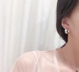 S925 pure silver ear nail high end gorgeous Fashion Party lady Earrings Shining freight Screw Street Style Star products love9835712
