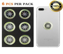 Party Favour EMF Protection Shield Neutralizer Anti Radiation Cell Phone Sticker 6pcs Fusion Excel AntiRadiation8278489
