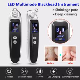 Cleaning Tools Accessories Electric Blackhead Remover Pore Vacuum Cleaner Face Deep Cleansing Nose Suck Out Black Head Acne Pimple Skin Care Beauty 231211