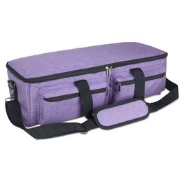 Carrying Bag Compatible with Cricut Explore Air 2 Storage Tote Bag Compatible with Silhouette Cameo 3 and Supplies Purple191R