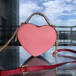 Shoulder Bag Shoppers Tote Bags High Quality Leather Handbag Women Designer Handbags Purses Heart-shaped Ladies Fashion Crossbody 3306