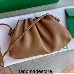 Venetaabottegaa Handbag Bvs Super Soft Small Cloud Bag Candy Color Messenger Bag Casual Women Bag