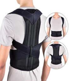 None Adjustable Adult Corset Back Posture Correction Belt Therapy Shoulder Lumbar Brace Spine Support Belt7818380