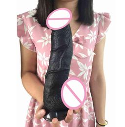 NXY dildos Large and realistic women dildos penis masturbation vaginal or anal plugs sex toys porn stores black suction cups 12316558374