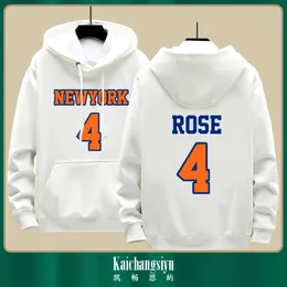 New York Knicks Ross 4 New Season Retro Basketball Sports Jersey Casual Training Men's Hooded Sweater