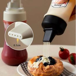 Tomato Salad Bottle Dressing Bottle 350ml Condiment Squeeze Bottles with nozzle Ketchup Mustard Dispensers Kitchen Accessories