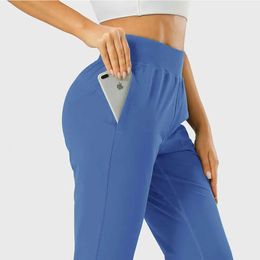 Quick Drying Pocket Yoga Pants Womens Gym Leggings Leg Zipper Casual Tights Loose Running Sports Fashion Fiess Jogger Trousers Clothes 688s