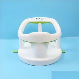 Bathing Tubs Seats Baby Bath Chair With Suction Cups Support Seat Non-Slip Anti-Rollover Skin Friendly Heat Resistant For Bathtub 6-18 Dhlqy