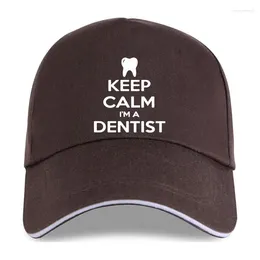 Ball Caps Cap Hat Keep Calm I'm A Dentist Men Casual Summer Tops Cotton Baseball Funny Birthday Gift For Dental Tshi