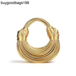 Bottegaavenetas Jodie Bags Personalised Design Womens Bag Gold Hand Woven Noodle Knot Pull Bread Dumpling Cloud Handheld Messenger