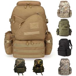 Outdoor Sports Tactical Camo Molle Backpack Camouflage Pack Bag RucksacKnapsack Assault Combat NO11-019 7JG3