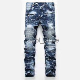 Men's Pants Vintage Men Skinny Jeans Korea Style Y2K Pants J231208