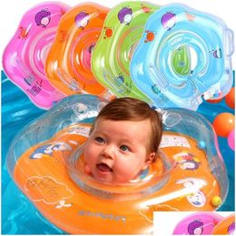 Bath Toys New Inflatable Baby Swimming Neck Ring Tube Safety Infant Float Circle For Bathing Accessories Drop Delivery Kids Maternity Dhfpr