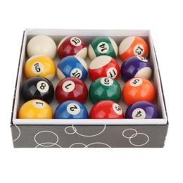 Billiard Balls 16Pcs Resin Table Accessory for Party Supplies Clubs Playroom 231208