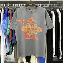 Men's Hellstar T Shirts Crack Printed Summer Tees Hellstar T-shirt Men Women High Quality 08 Logo Hell Star Shirt High Street Hip-hop Tops Tee 70