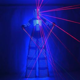 Laser LED Costume LED Clothing Light suits LED Robot suits david robot287o