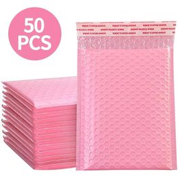 50 PCS Lot Courier Self Seal Envelope Bags Lined Poly Foam Bubble Mailers Padded Mailing Bag Waterproof Postal Bag259z