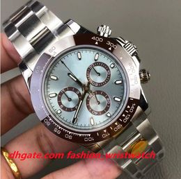 15 styles JVS factory V11 Deluxe men watch Automatic Chronograph watches ETA 4130 movement green Ceramic bezel 116500 904L stainless steel waterproof with box