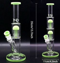 Vintage Perc Glass Bong Water Hookah Original Glass Factory Made can put customer logo by DHL UPS CNE