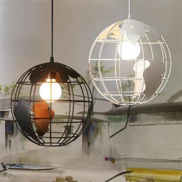 Modern creative globe led Chandeliers led lamps high quality iron living room lamps E27 led lustre lighting Chandelier255V