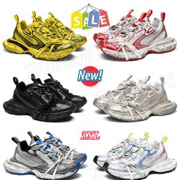 Pairs Balencaga 3XL sneaker Designer shoes Luxury Women Mens old dirty platform Tripler Black Sliver Beige White Gym Red Dark Grey Light Pink Yellow Loafers Trainers