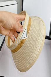 Grass Braid Luxury Designer Straw Hat Luxury Summer Cap High Quality Mens Womens Sun Hat Brand Letters Casual Baseball Caps Bucket3585156