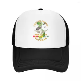 Ball Caps Army - Vietnam Combat AVN VetDoor Gunner Air Assaultw SVC Baseball Cap Hat Fluffy Trucker For Men Women'S