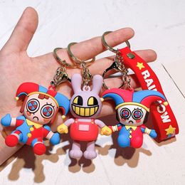 Magic Digital Circus Keychain Hanging Accessories Bag Car Keychain Cross border E-commerce Keychain Wholesale