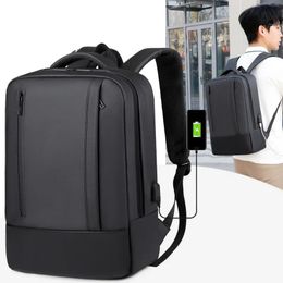 School Bags Laptop backpack for men 14 15.6-inch waterproof school backpack USB charging business men's travel bag New2023 231211
