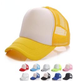 Ball Caps Baseball Cap Women Hat Net Adjustable Adult Outside Mesh Trucker Hats Men Snapback Peaked Whole4499635