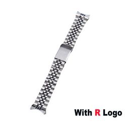 18mm 19mm 20mm 316L Stainless Steel Sliver Gold Jubilee Watch Strap Band Bracelet Compatible For 5 SOLEX 220617279w