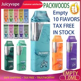 New Packwoods x Runtz Runty Electronic Cigarettes Disposable Vape Pens Rechargeable Device Pods 320mah E-Cigarettes 10 Flavours 1.0ml Empty vaporizer with packing