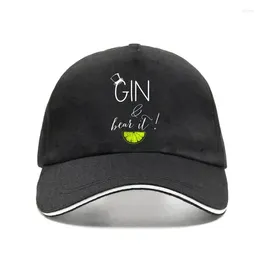 Ball Caps 2023 Summer Fashion Men Bill Hat Gin And Bear It Funny Booze Alcohol Mum Grin Unisex Baseball Cap Gift