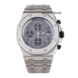 Classic Royal Oak Watch Audemar Pigu Mens Quartz Watch Mechanical Wristwatch 26170TI OO1000TI01 Royal Oak Offshore Series Titanium Metal Automatic Mechani L1LW