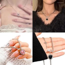 Pendant Necklaces Splicing Alloy Material Neck Jewelry Perfect Gift For Girl Woman