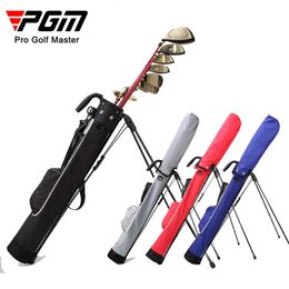 Golf Bags PGM Lightweight Waterproof Golf Bag Portable Golf Stand Carry Bag Golf Clubs Bag With Bracket Gun Rack Bags QIAB015 231211