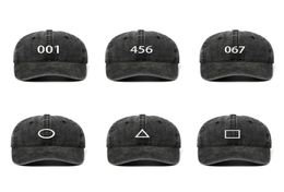 hat racks for baseball caps Drama Peripheral Knitted Hats Letter Embroidery Washed Cotton Outdoor Sports33644032838162