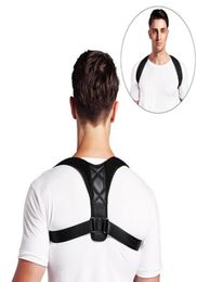 Adjustable Back Posture Corrector Clavicle Spine Back Shoulder Lumbar Brace Support Belt Posture Correction Prevents Y2412838